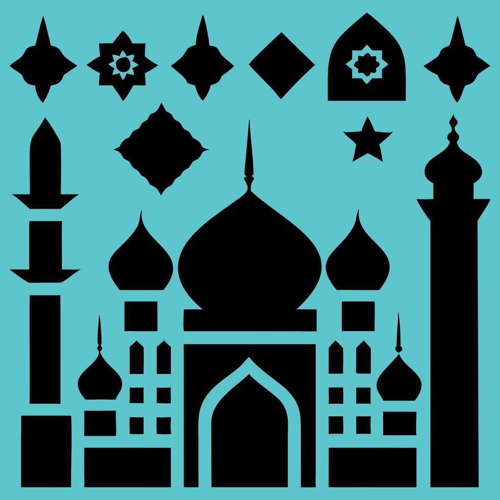 Islamic Geometric Arch Vectors