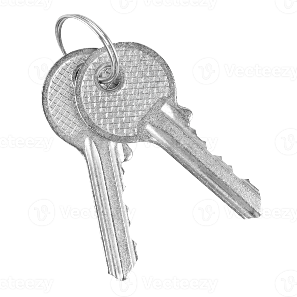 Metal Apartment Key Isolated png