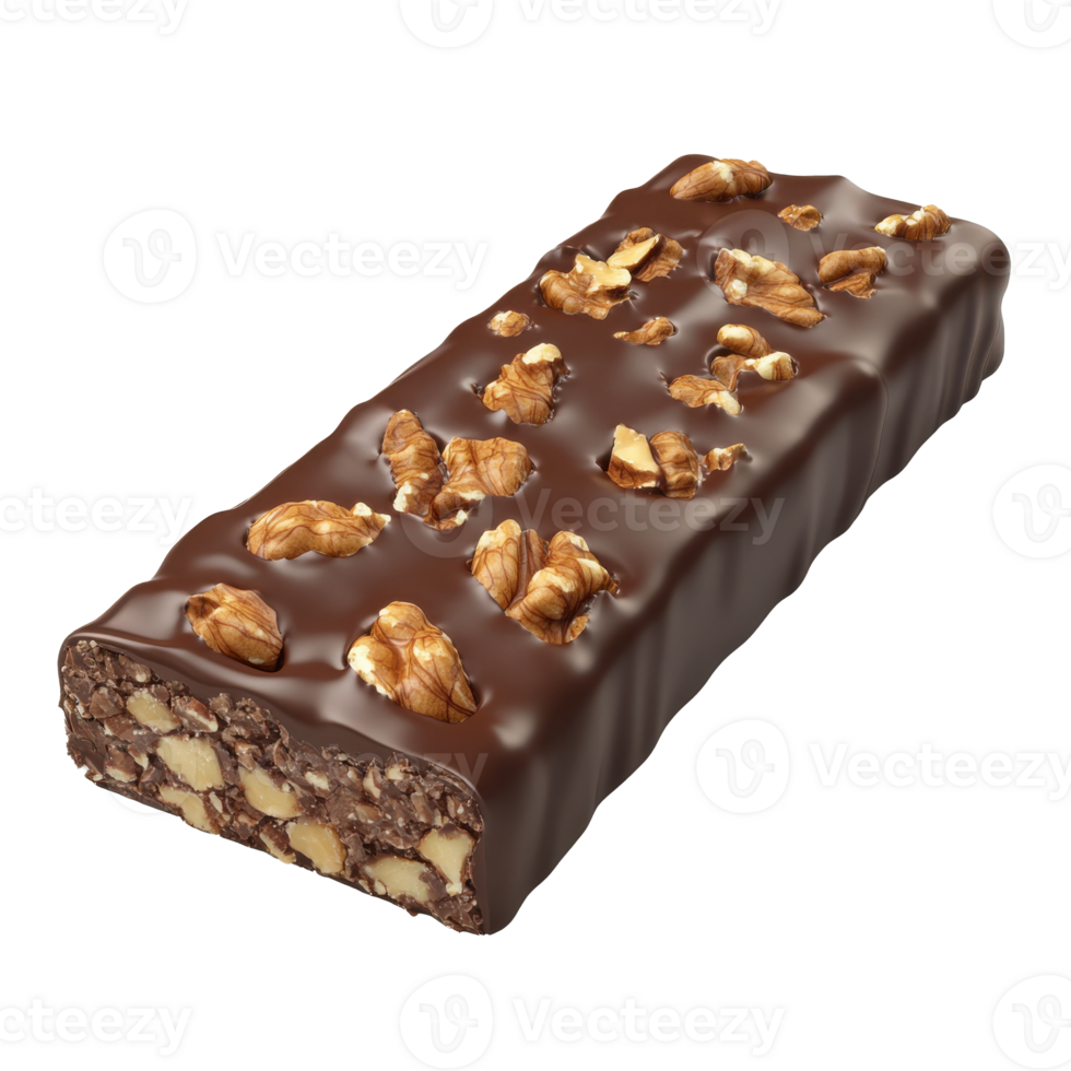 a protein bar with chocolate png