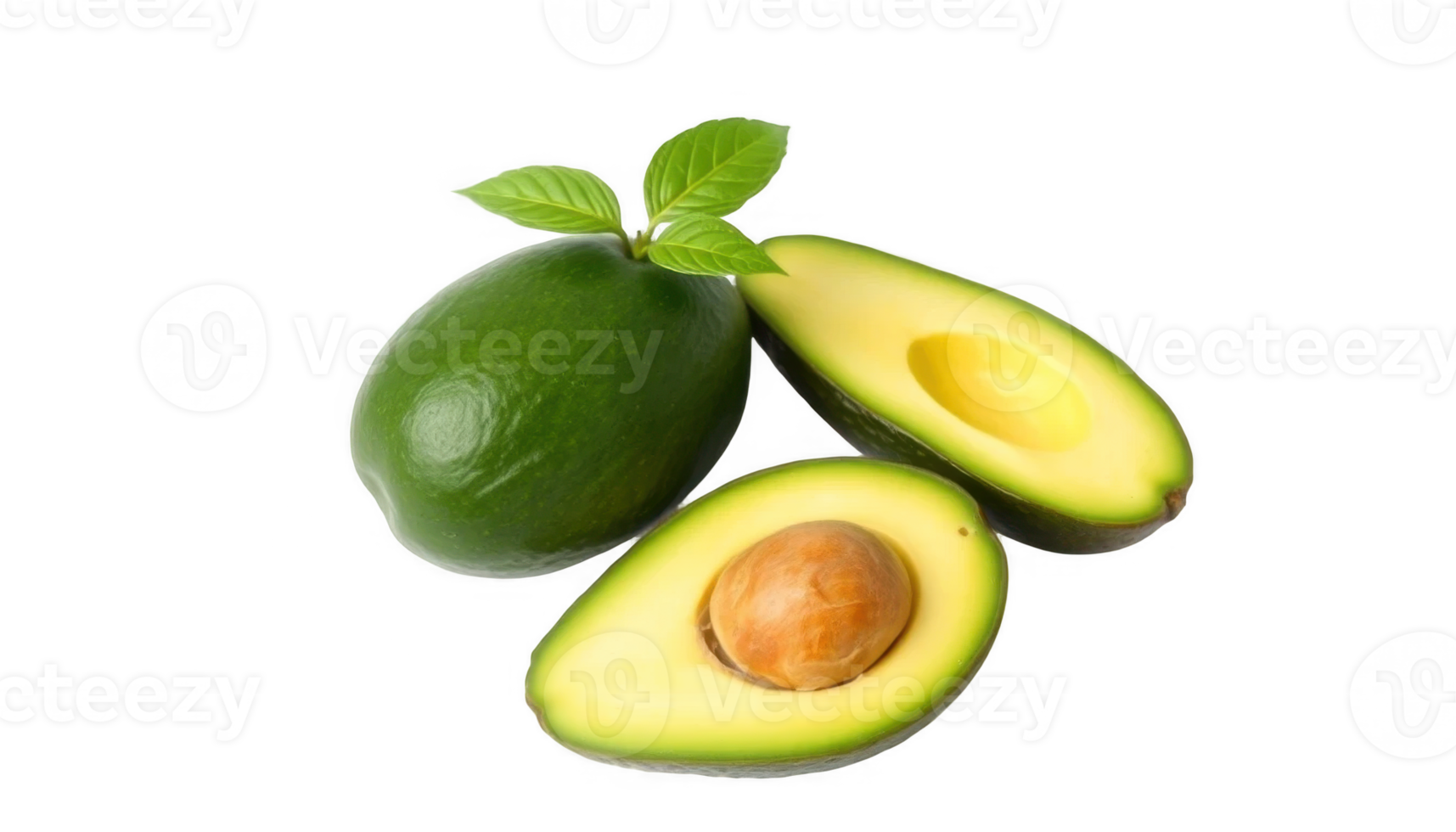 Fresh Ripe Avocados Ready to Eat Delicious Healthy Fruit png