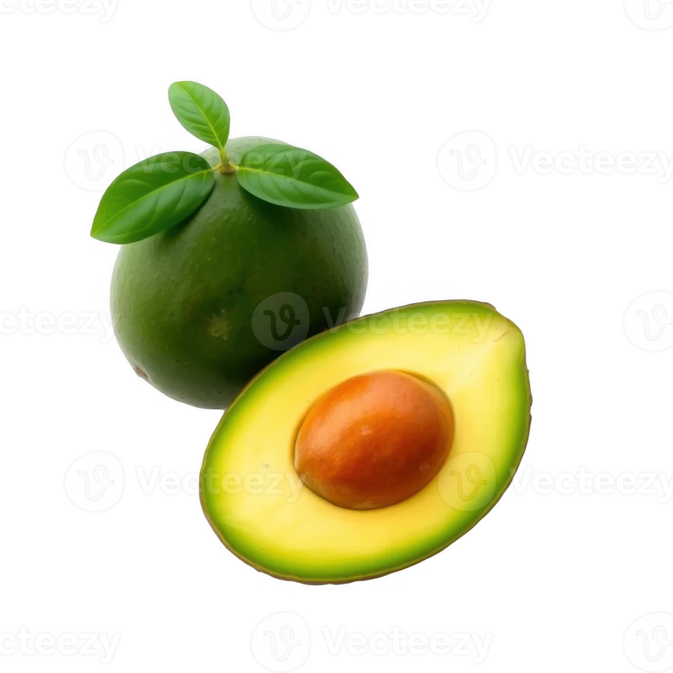 Fresh Ripe Avocados A Vibrant Display of Nature's Goodness, Perfect for Healthy Eating and Culinary Delights png