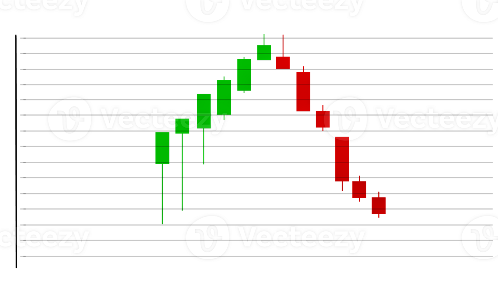 a chart of a stock chart stock chart candlestick chart Cryptocurrency concept of learning to invest in cryptocurrencies png