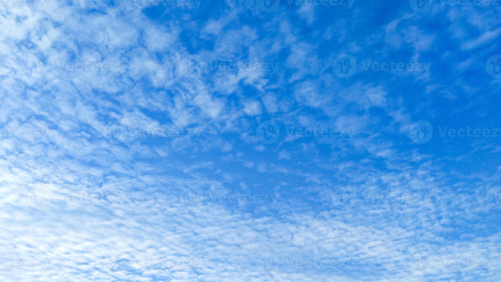 blue sky background with cloud in the morning photo