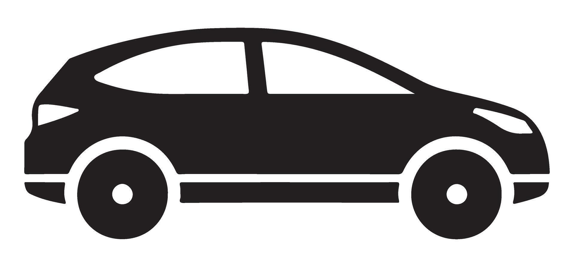 Fuel Efficient Hatchback Car Illustration for Automotive Designs vector