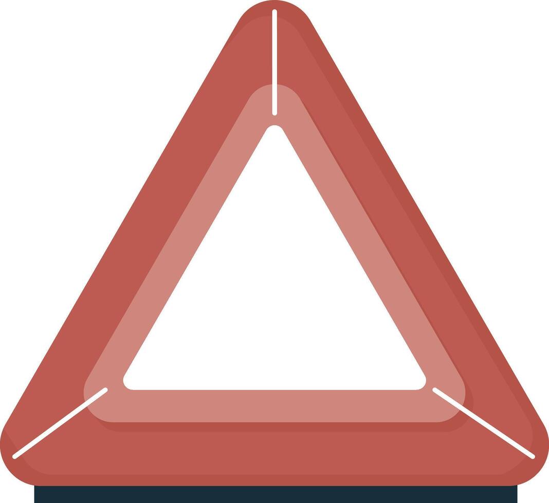 Red Warning Triangle vector