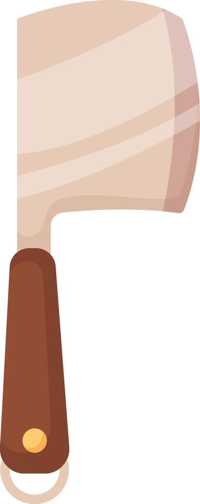 Metal Meat Cleaver vector