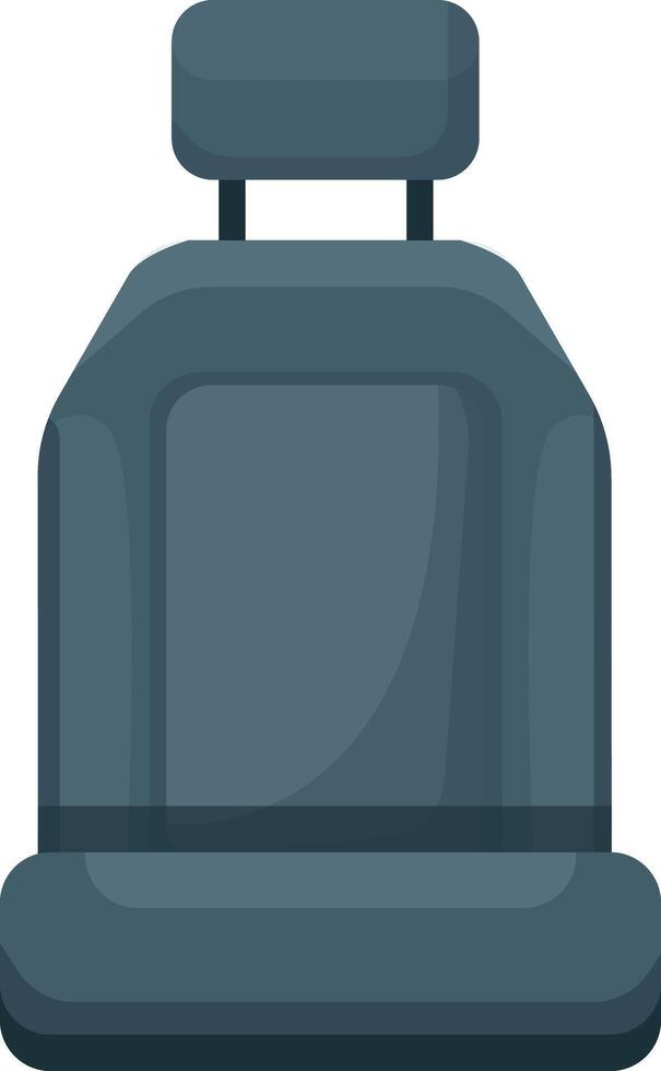 Grey Car Seat vector