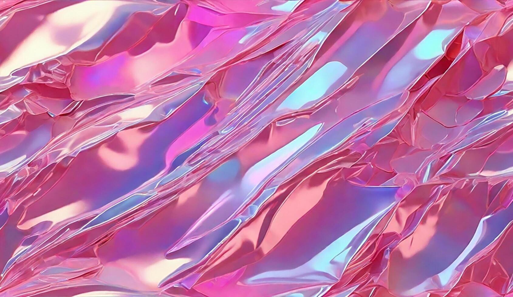 A pink and blue shiny surface with shiny lines photo