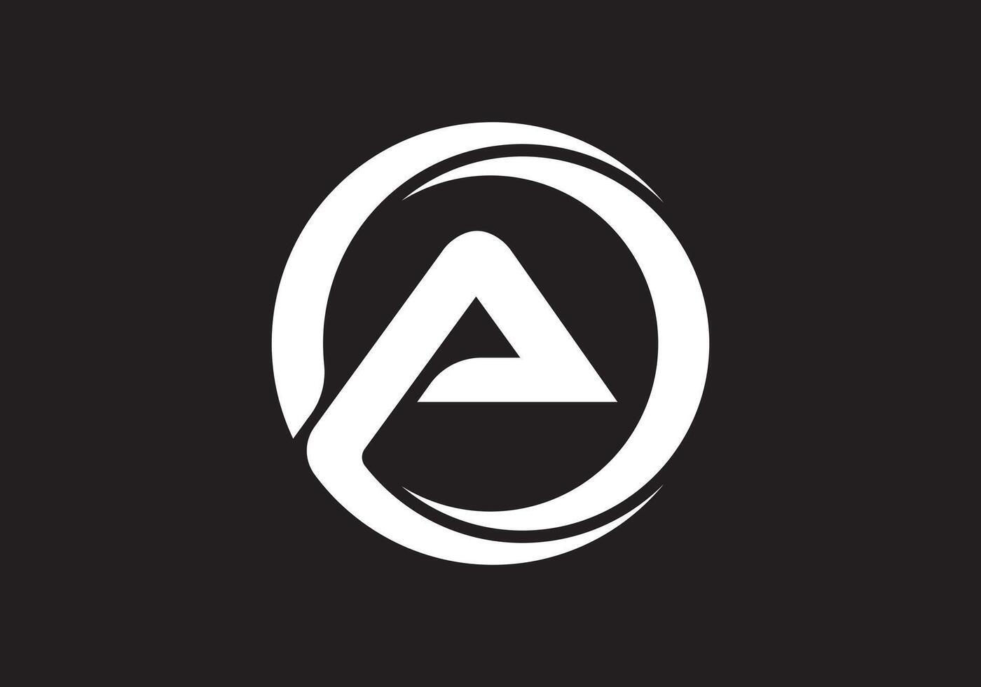 this is letter A and added cercal icon design for your business vector