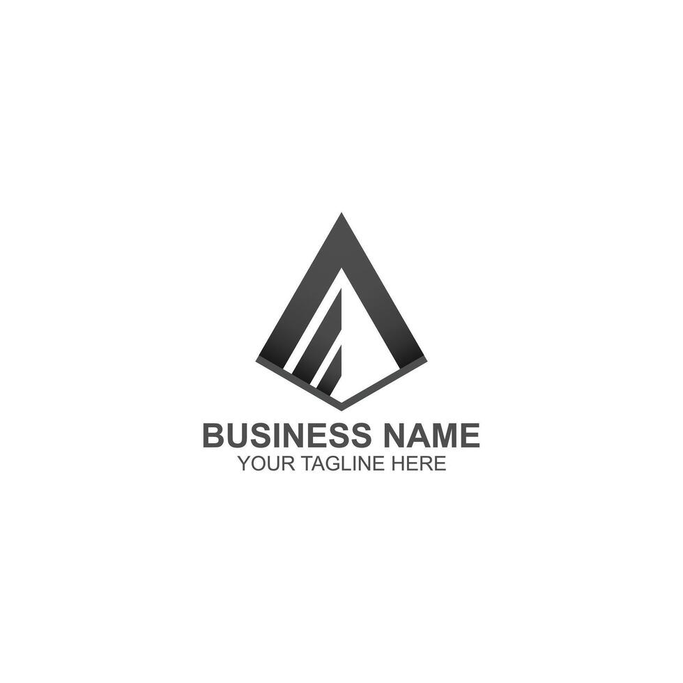 letter a logo design for company or business with creative illustration vector