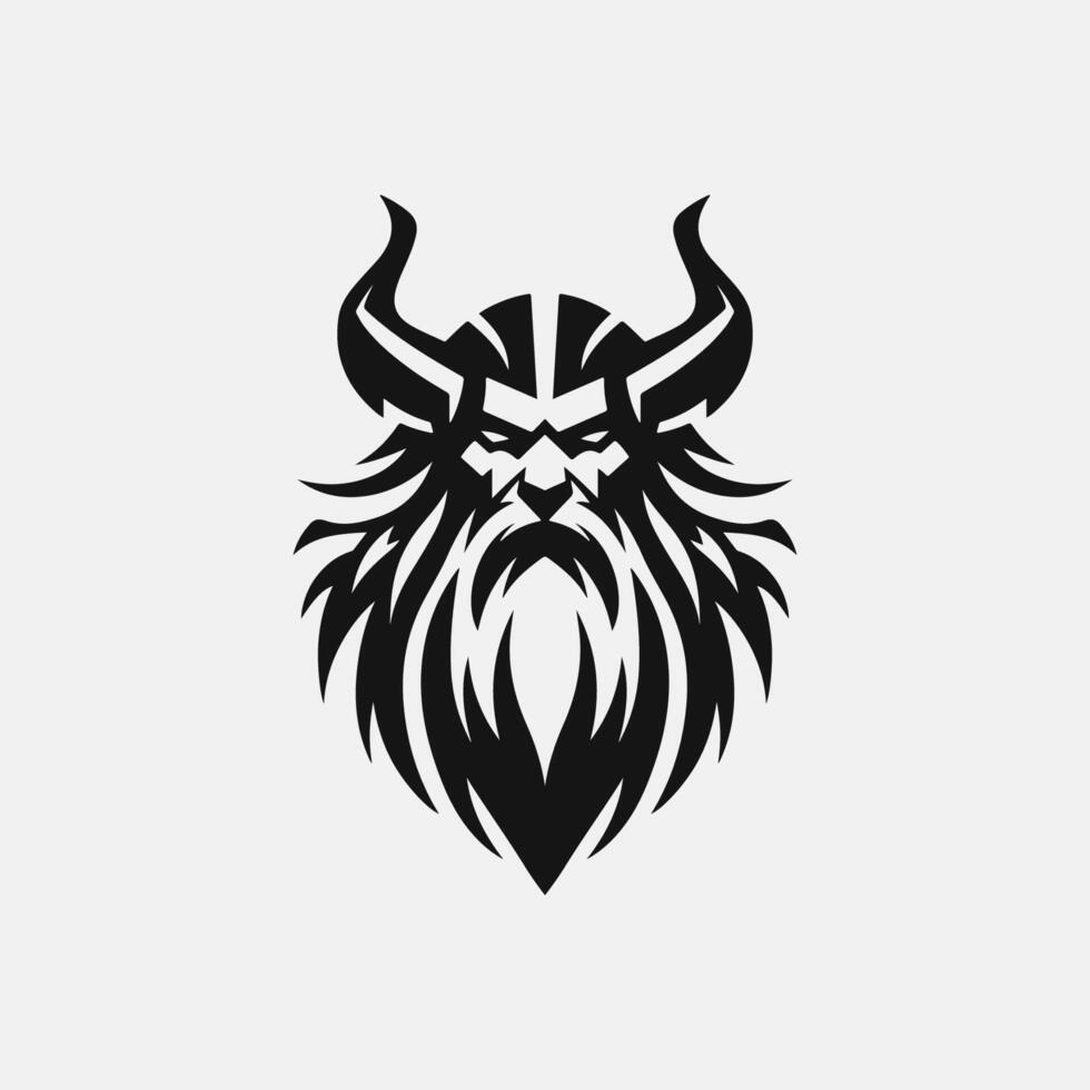 Ancient Nordic Viking Logo vector