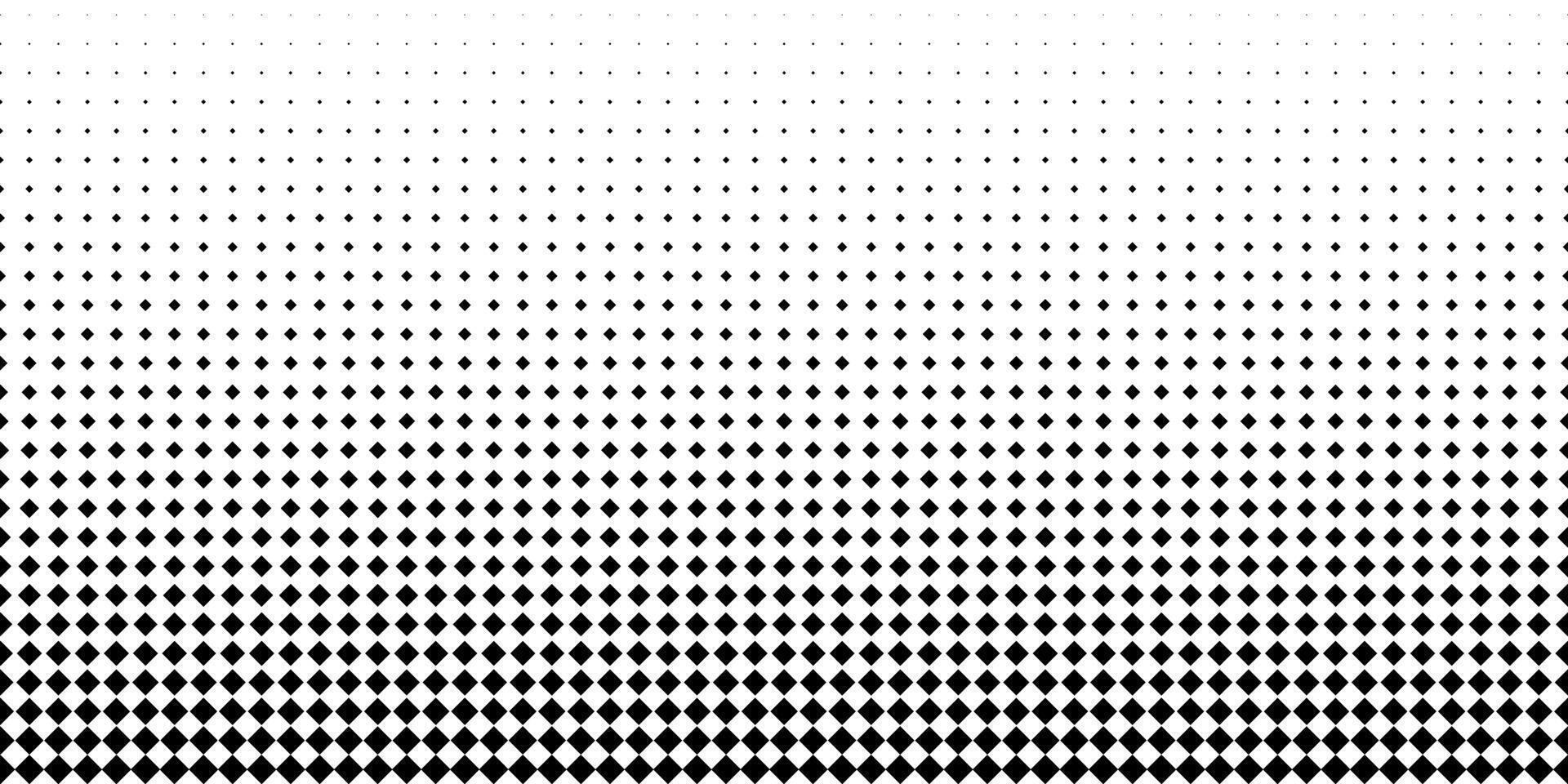 Diamond primitive pattern, Cyber matrix optical pixel pattern. Square dot gradient background. Geo disperse bubble fade, Digital halftone geometric gradient. Rhombus fade vintage change patern vector