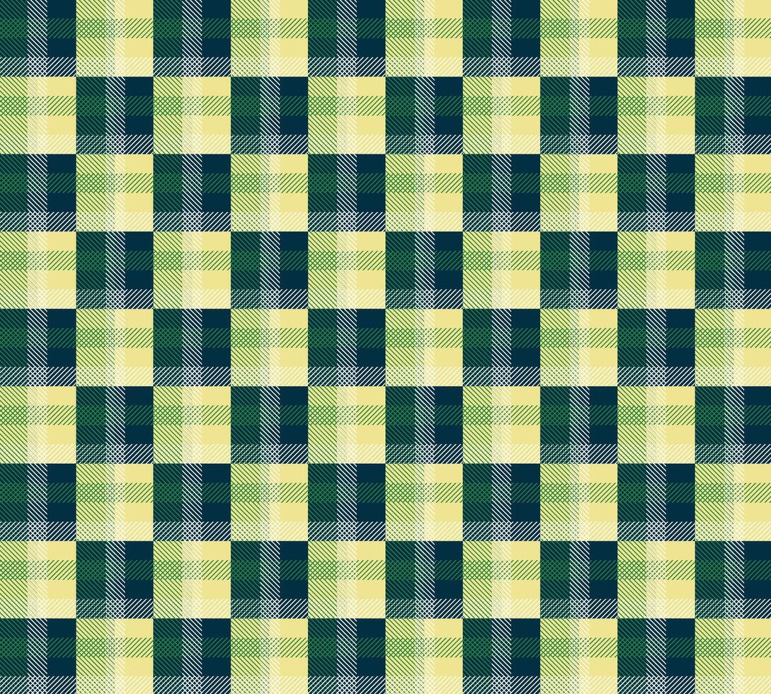 Gingham Checkered Pattern. Textile design of textured plaid. Checkered fabric pattern swatch for print, tartan, gift wrap, textiles, checkered background for tablecloth. Stripes crossed cloth texture vector