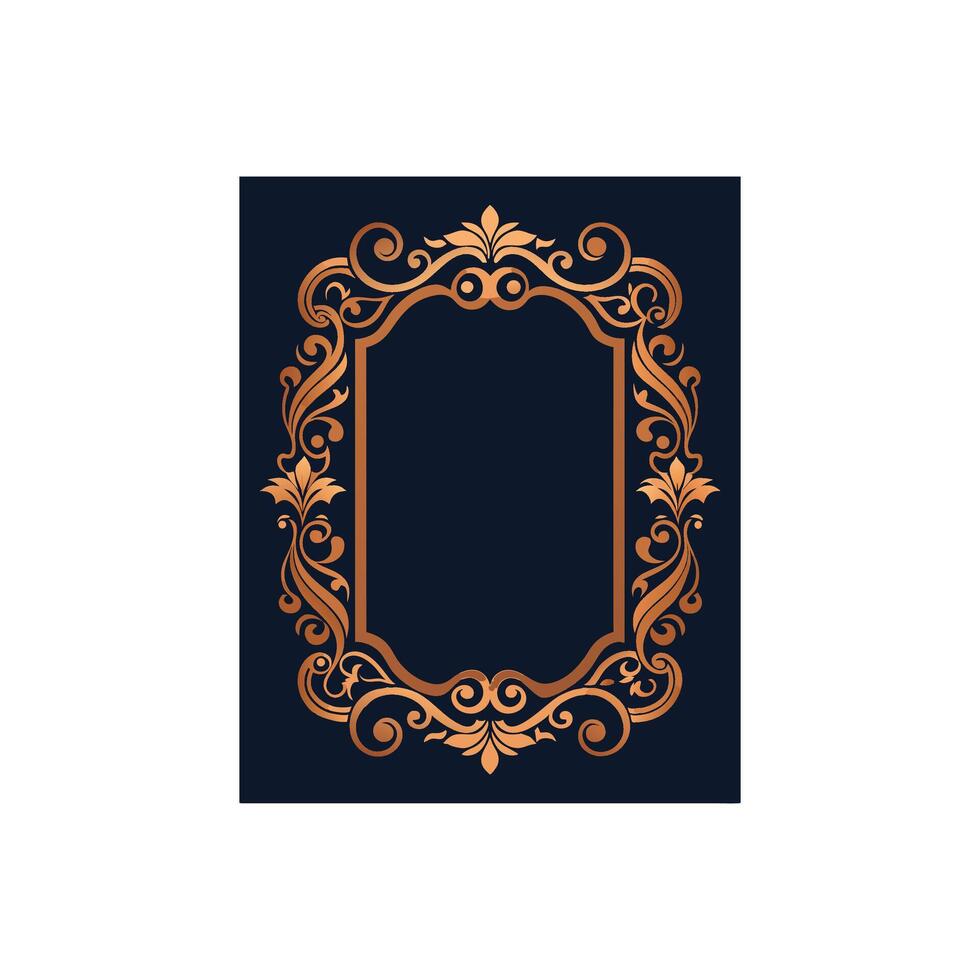 Modern Abstract Border Frame Illustration Art vector
