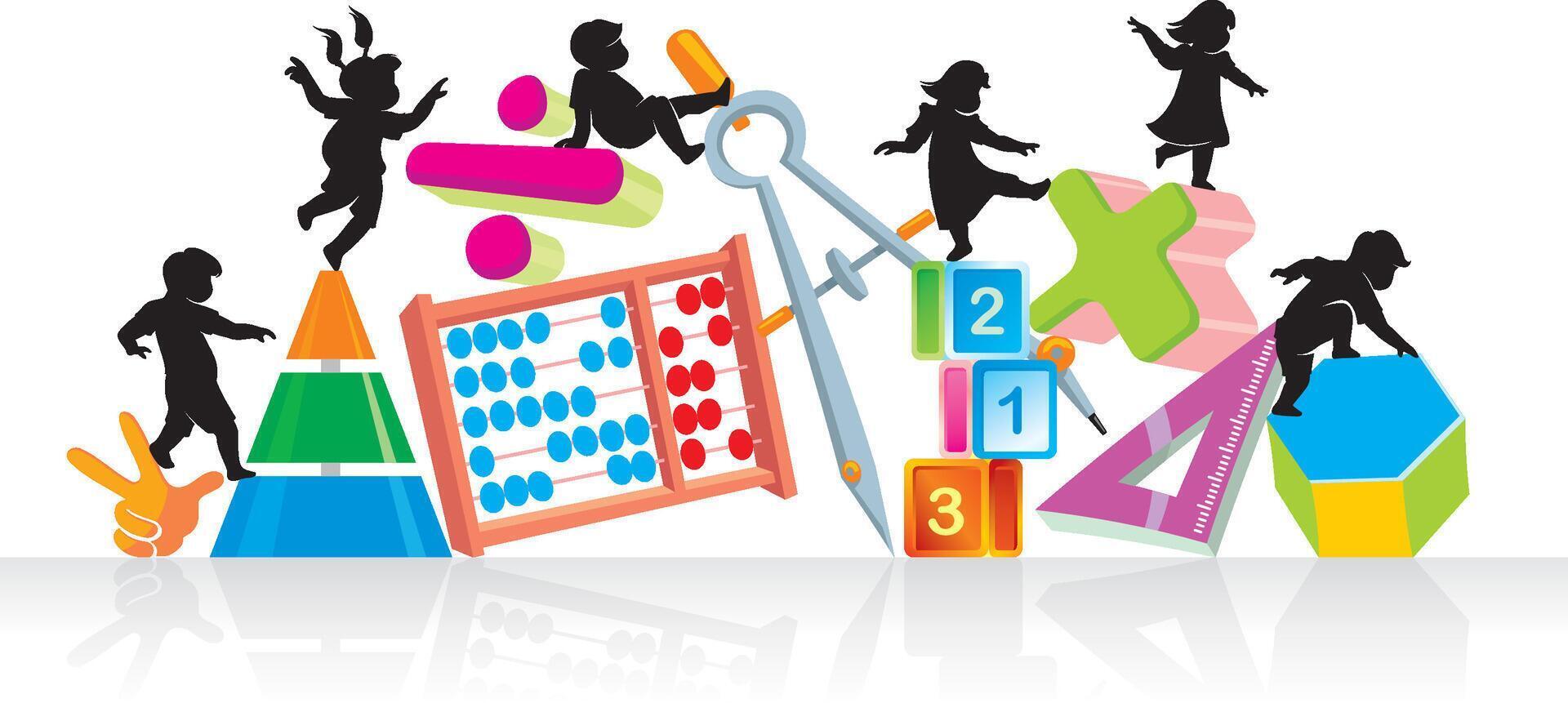 Mathematics is Fun to Learn vector