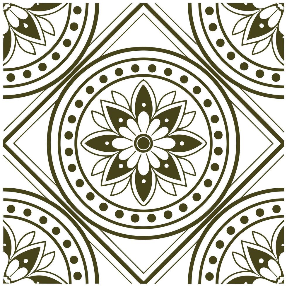 Geometric ornamental background vector