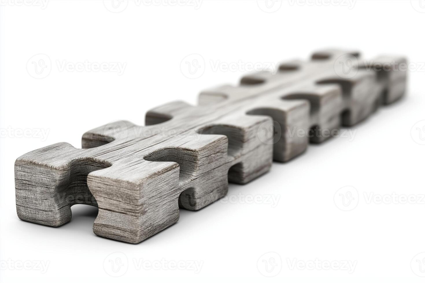 3D Puzzle Pieces Representing Investment Strategies and Financial Diversification Concepts in Business photo
