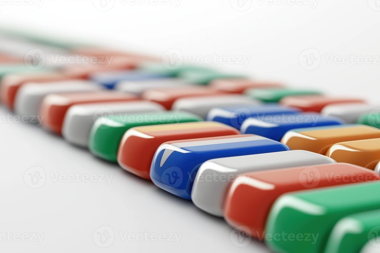 Colorful Interactive Buttons Representing Inclusive Digital Communication and Connectivity Across Cultures photo