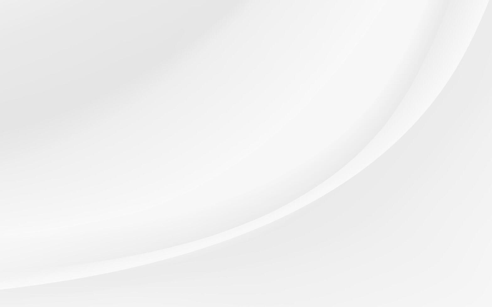 White gray smooth abstract curves elegant background vector