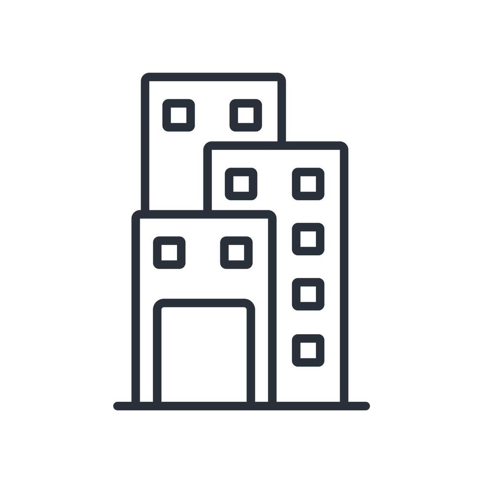 office icon line style vector