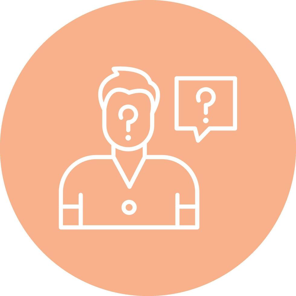 Question Mark High Contrast Graphic vector