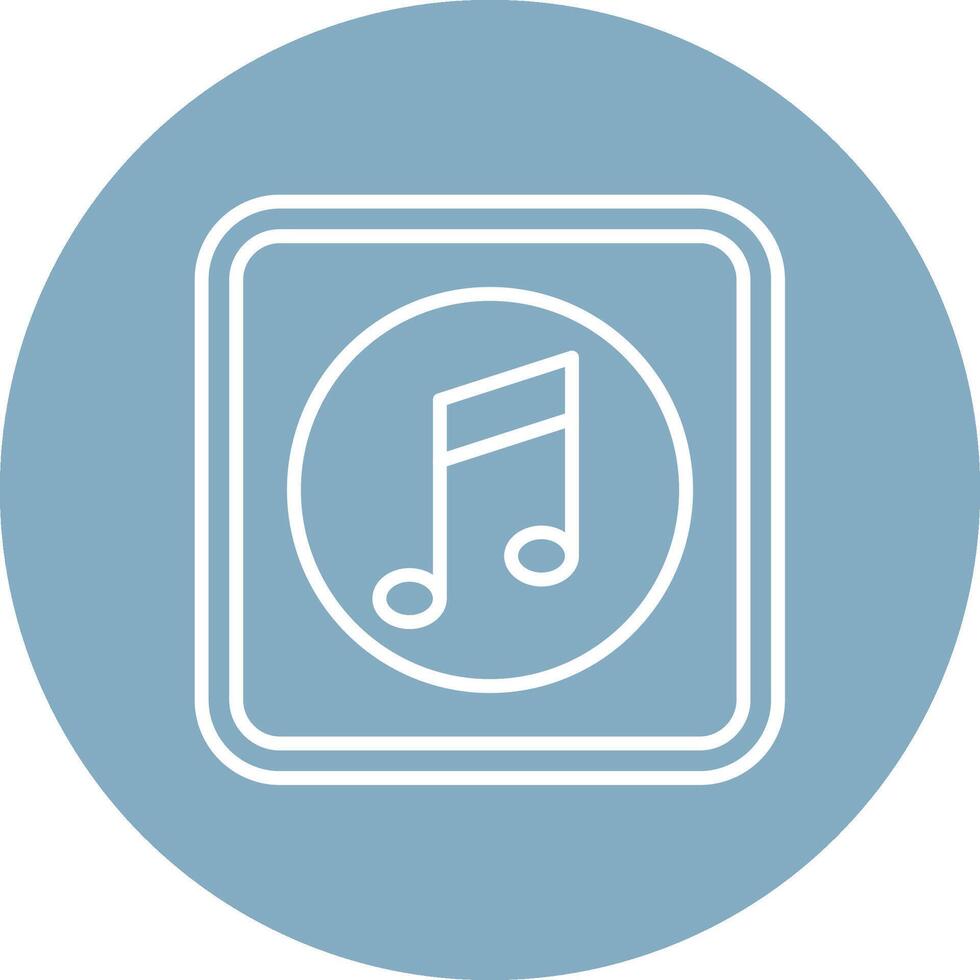 Music Web Interface Symbol vector