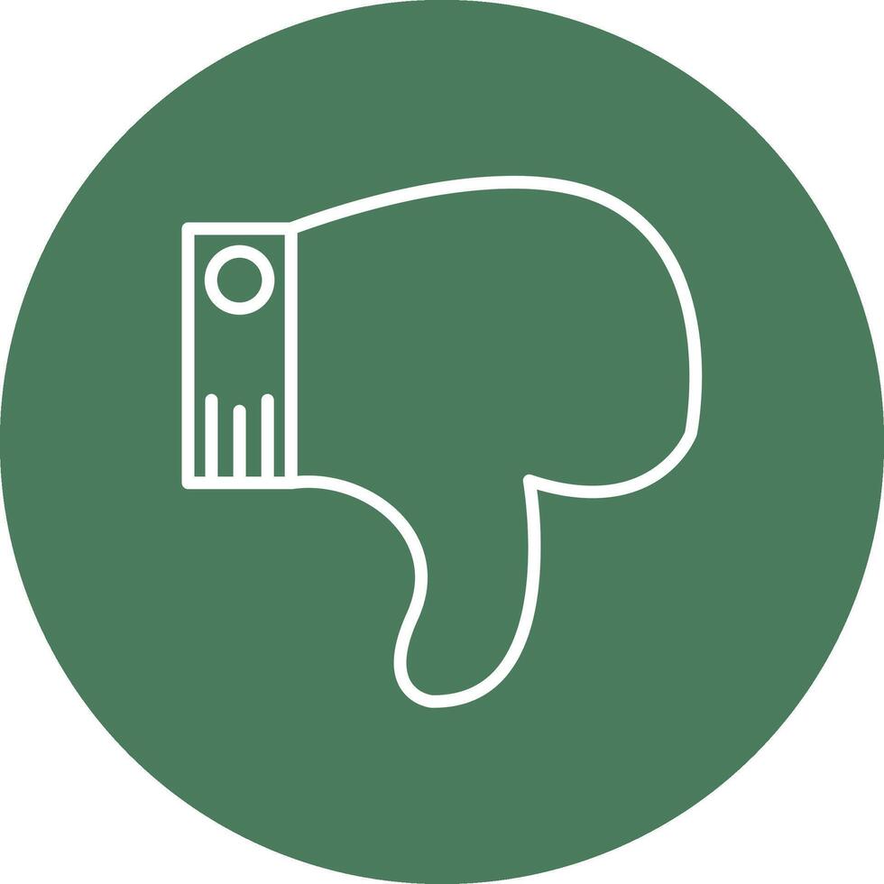 Rejected Playful Line Icon vector