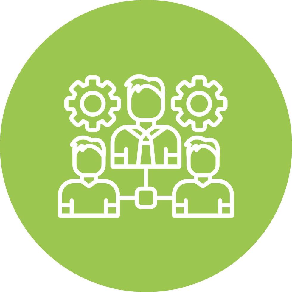 Mentoring Business Style Symbol vector