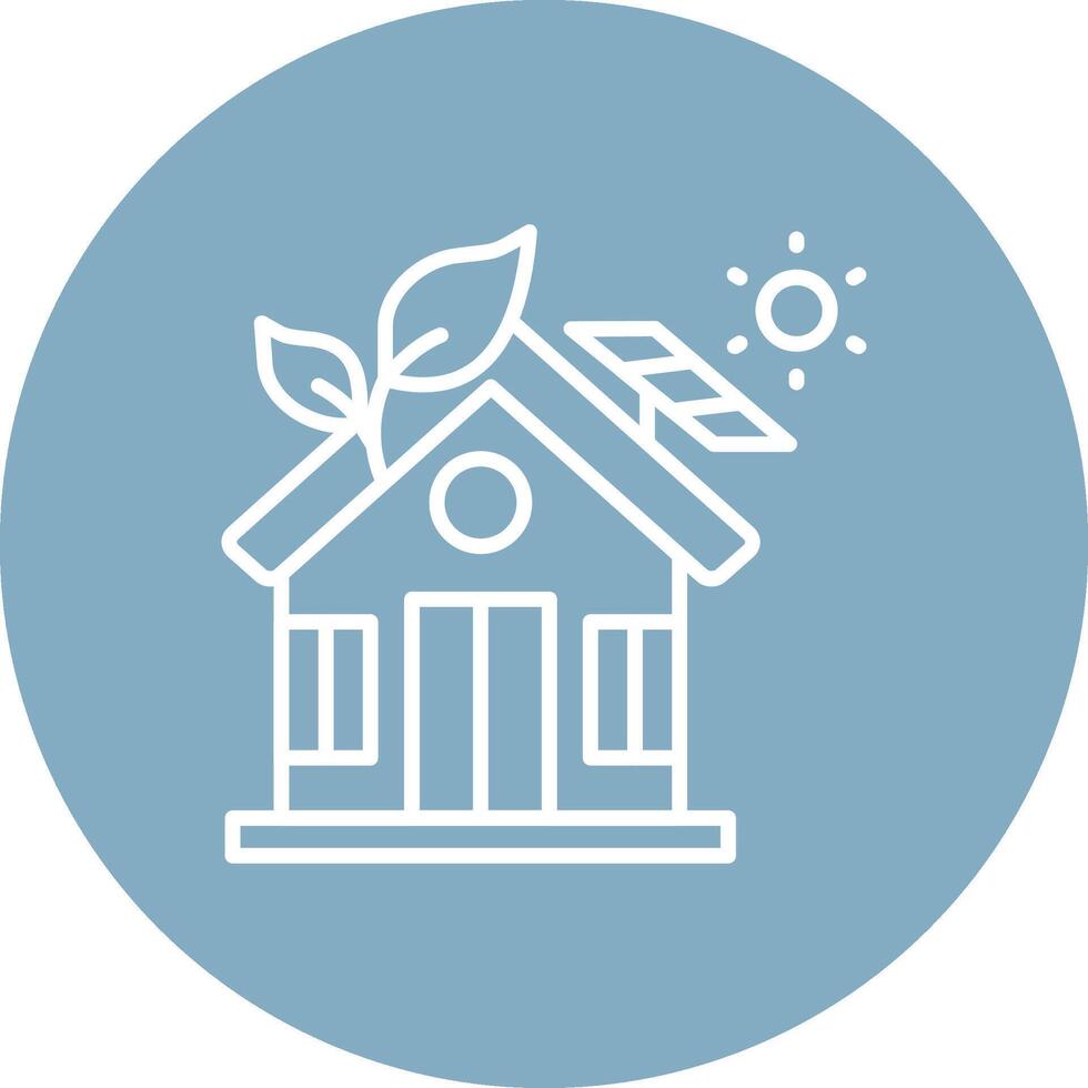 Eco Home Sharp Edge Symbol vector