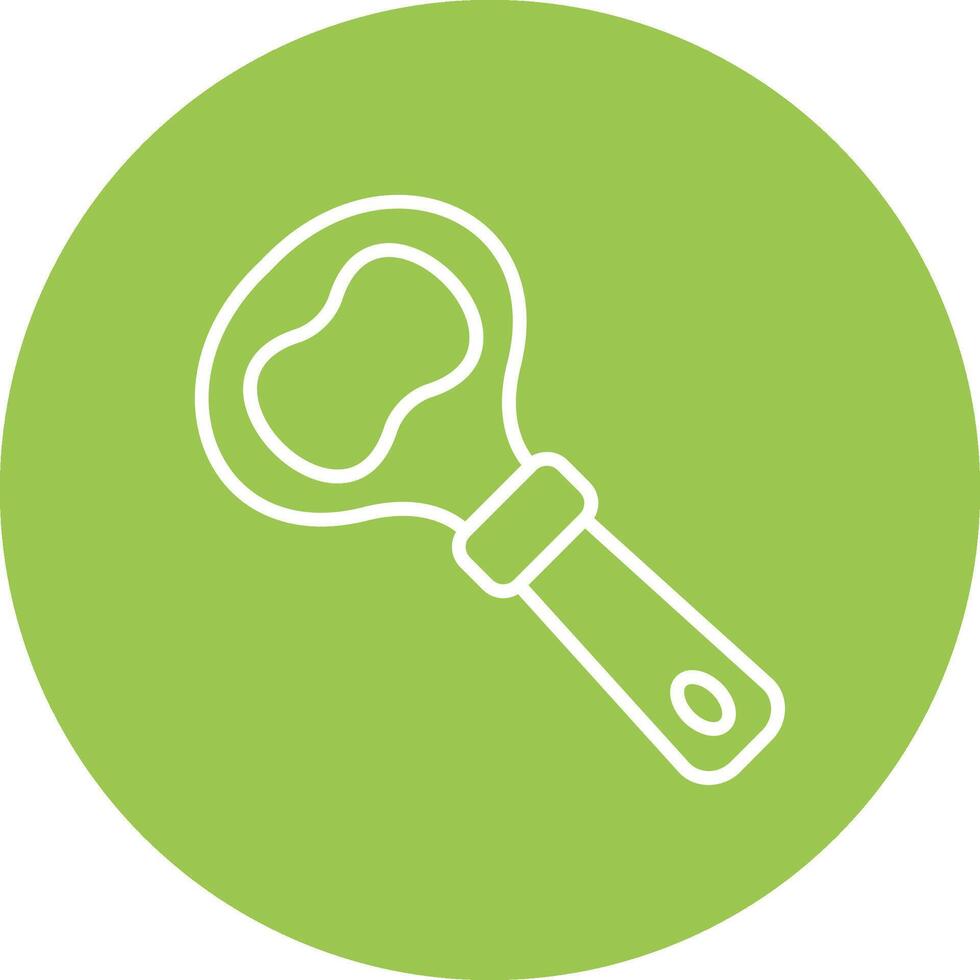 Bottle Opener Color Enhanced Graphic vector