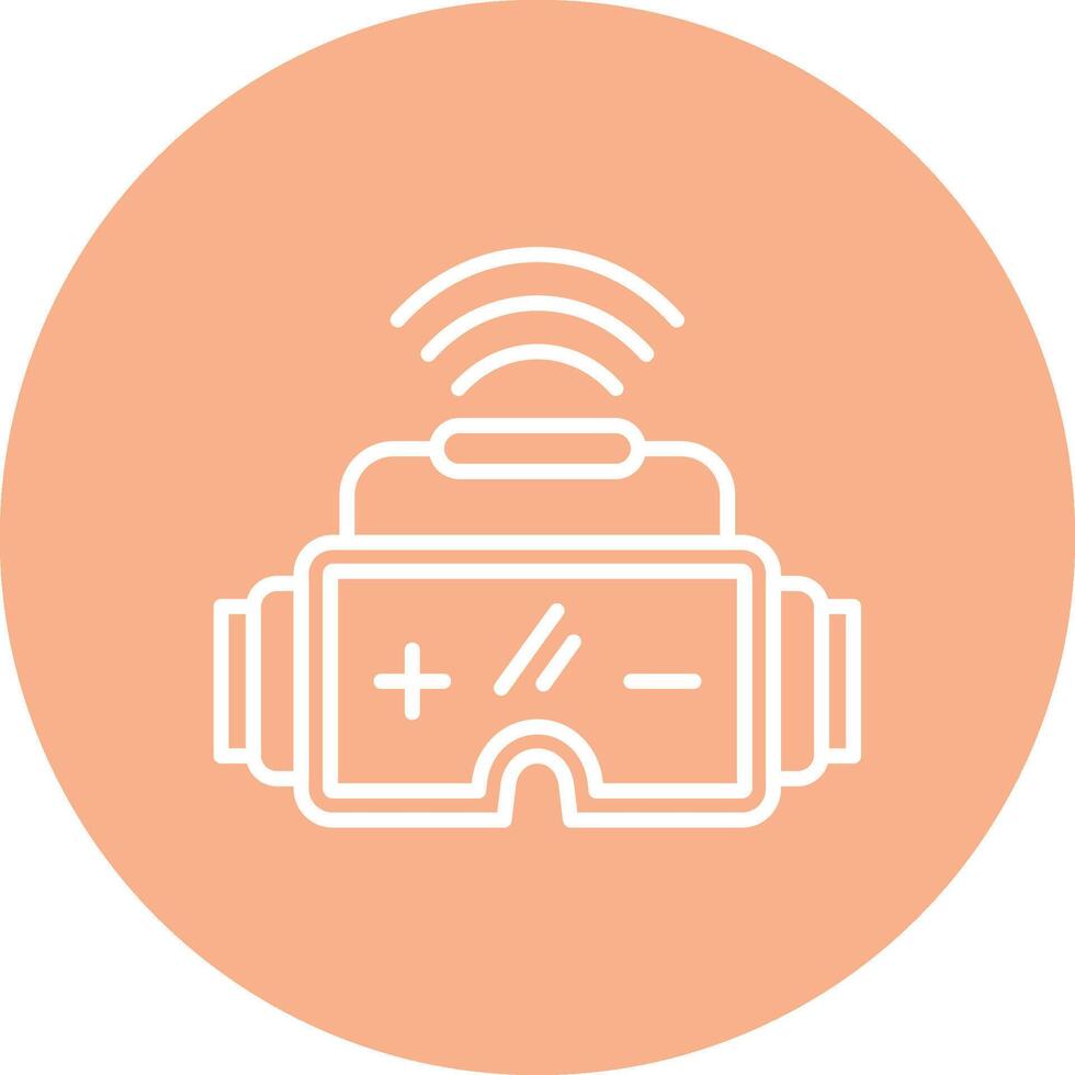 Virtual Reality Mobile App Graphic vector