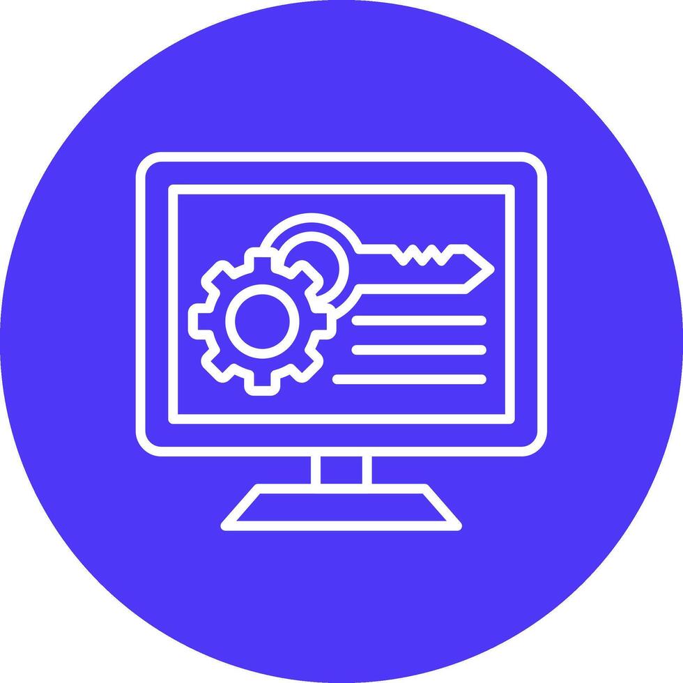 Access Control List Sleek Graphic Mark vector