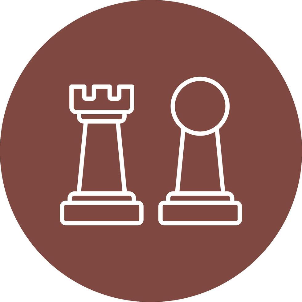 Chess Stylish App Element vector