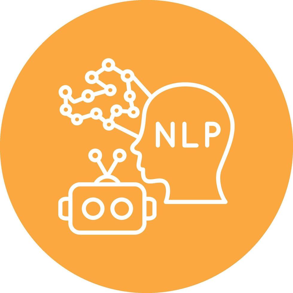 Nlp Mobile Ready Icon vector