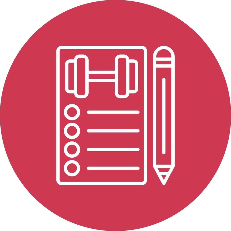 To Do List Mono Icon Symbol vector