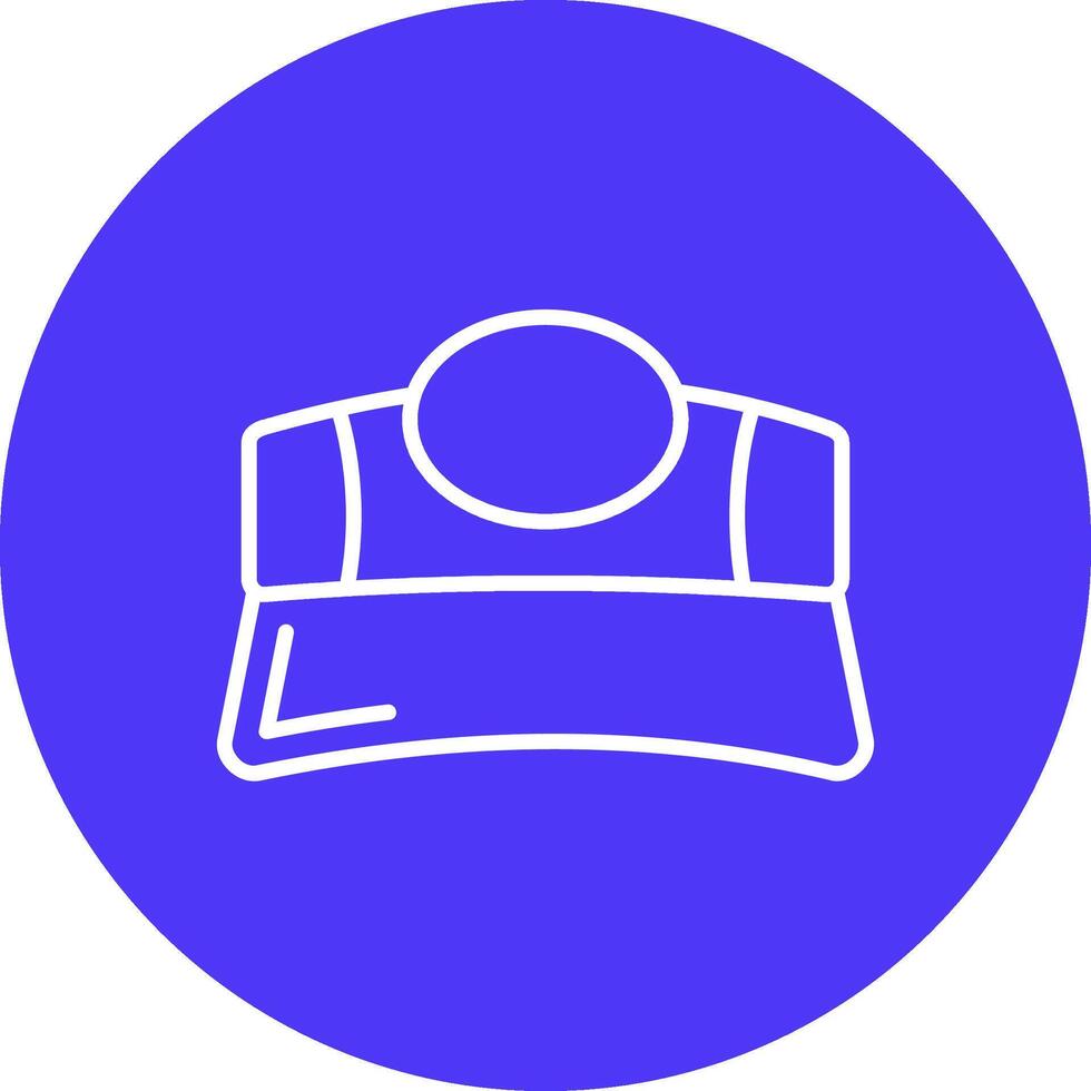 Visor Thin Line Design vector