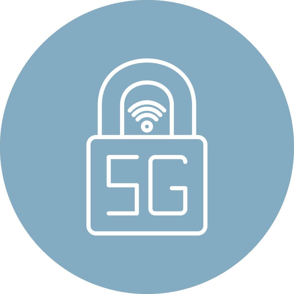 Padlock Detailed Line Sketch vector