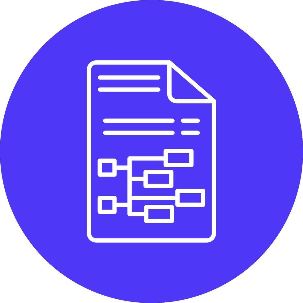 Hierarchical Monochrome UI Visual vector