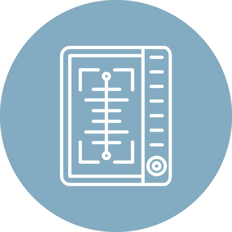X Ray Shadowed Icon Style vector