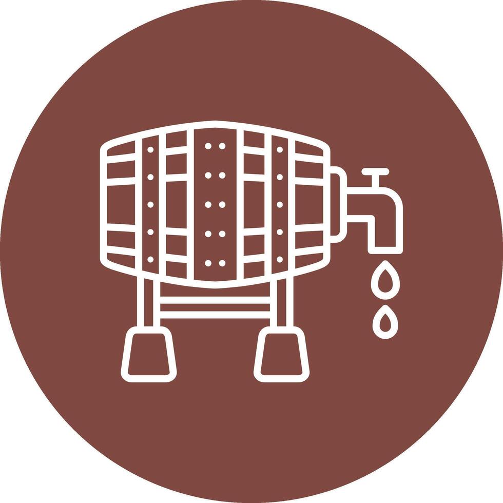 Barrel Responsive Icon Badge vector