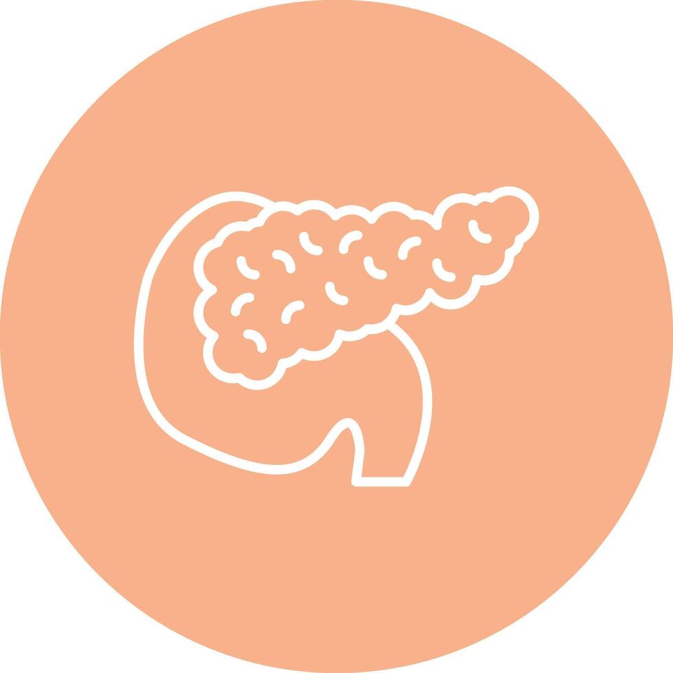 Pancreas Stylish App Element vector