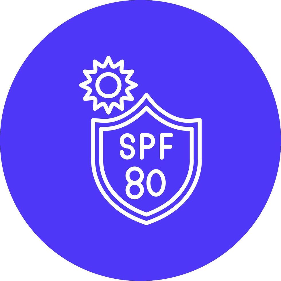 Spf 80 Creative Flat Illustration vector