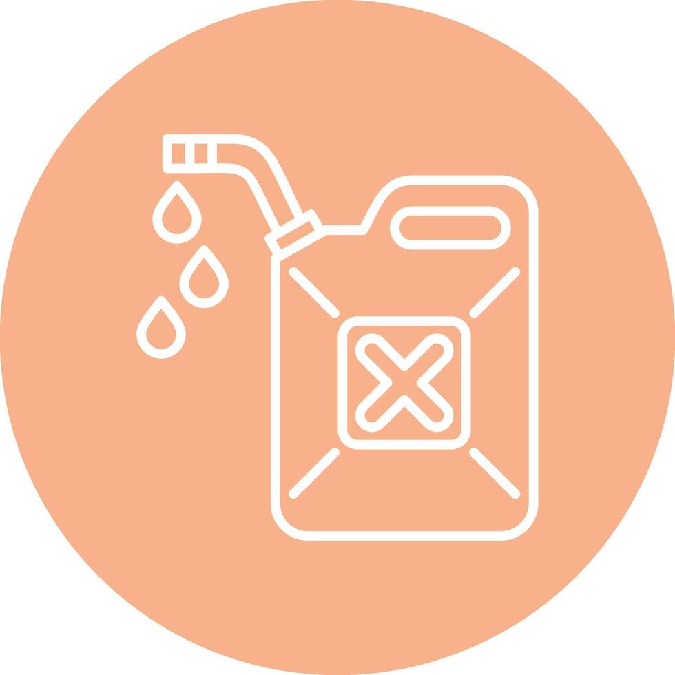 gas can Bright Flat Element vector
