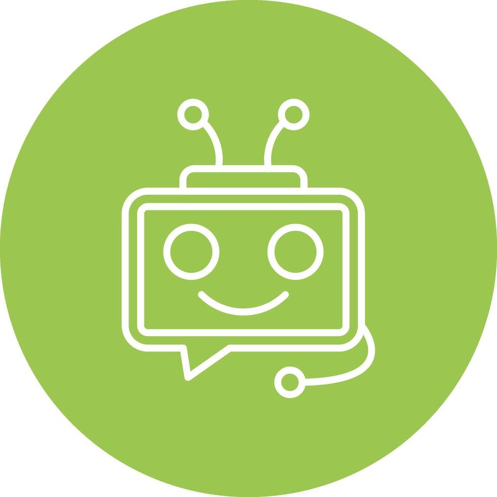 Bot Stylized Tech Element vector