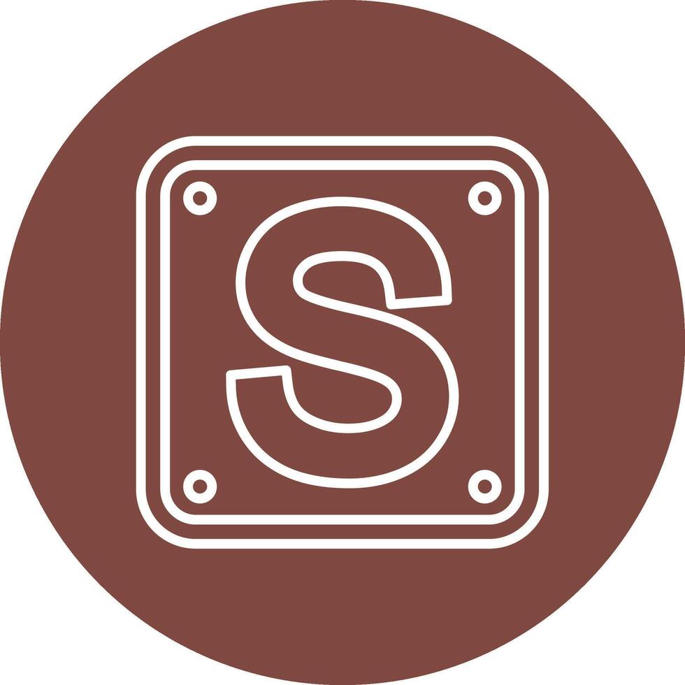 Letter S Smart UI Graphic vector