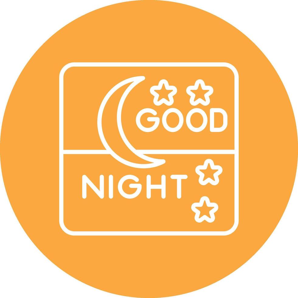 Good Night Muted Tone vector