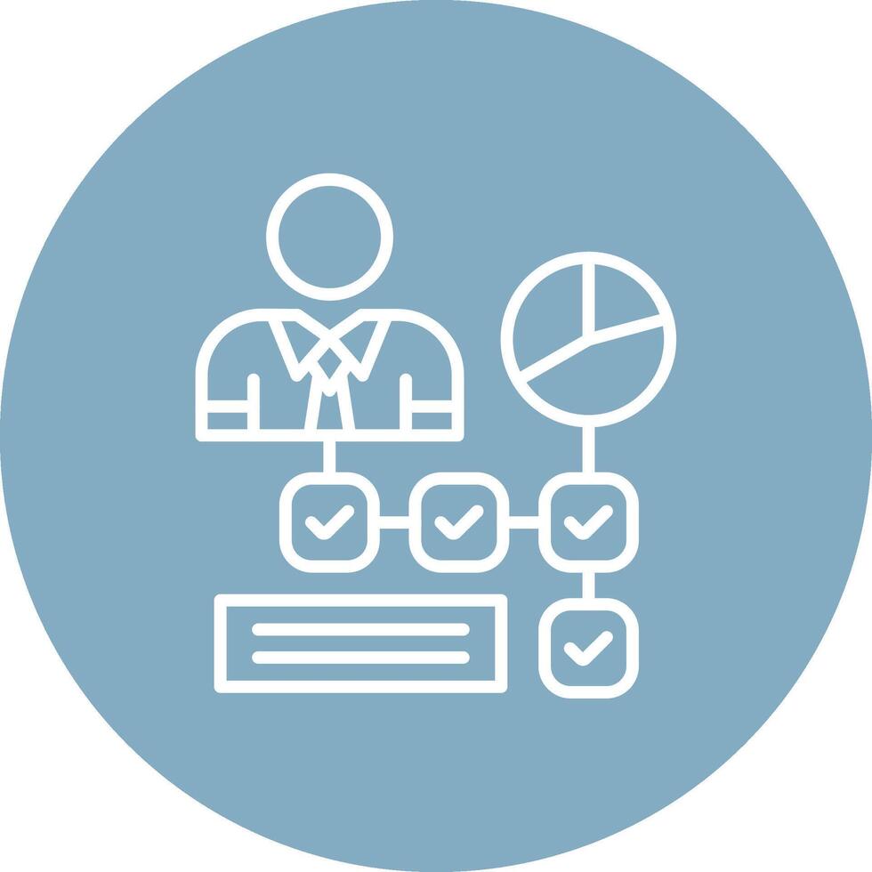 Organization Hierarchy Smart UI Graphic vector