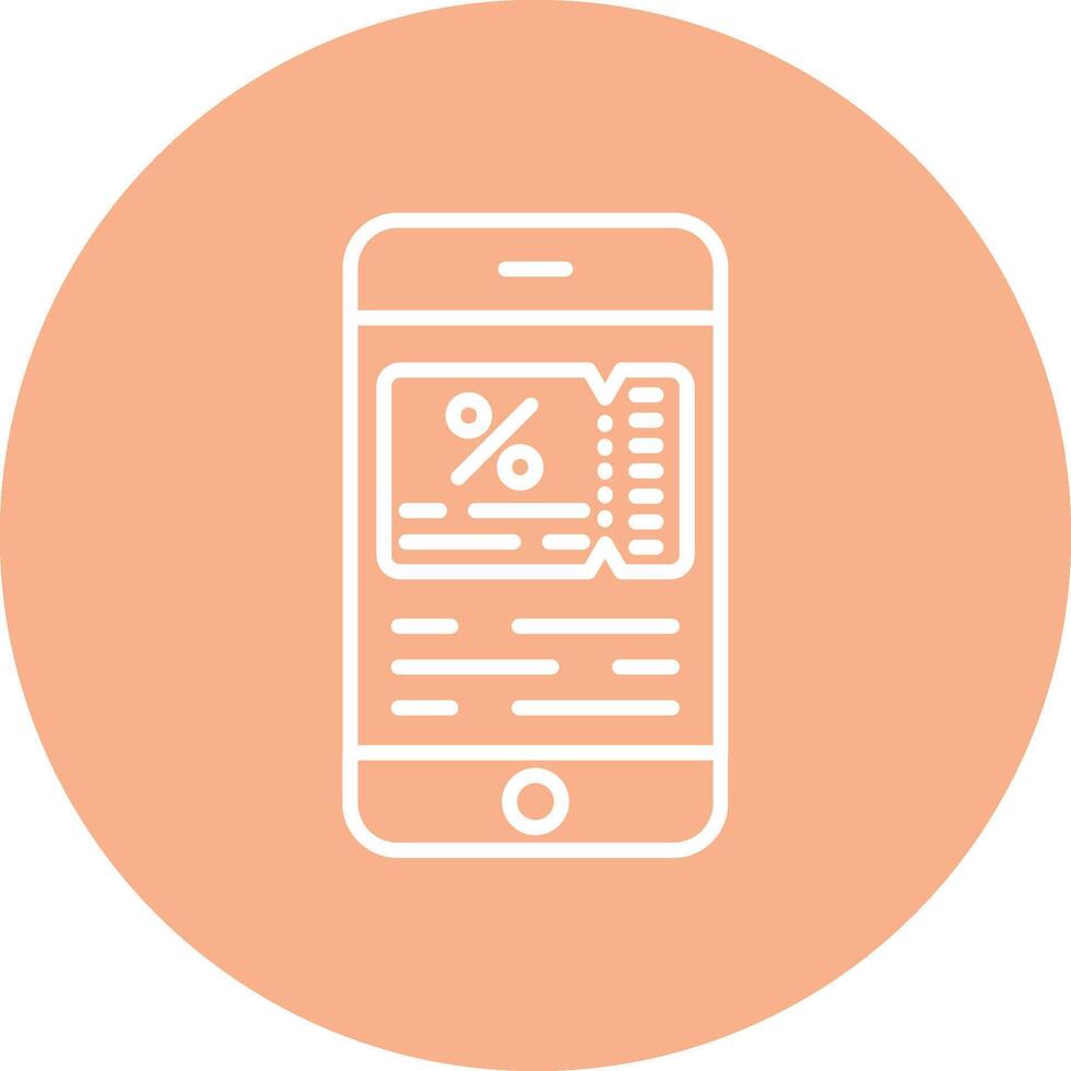 Discount Voucher Shadowed Icon Style vector