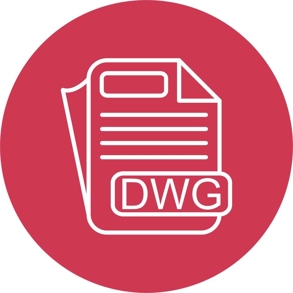 DWG File Format Geometric Shape Symbol vector