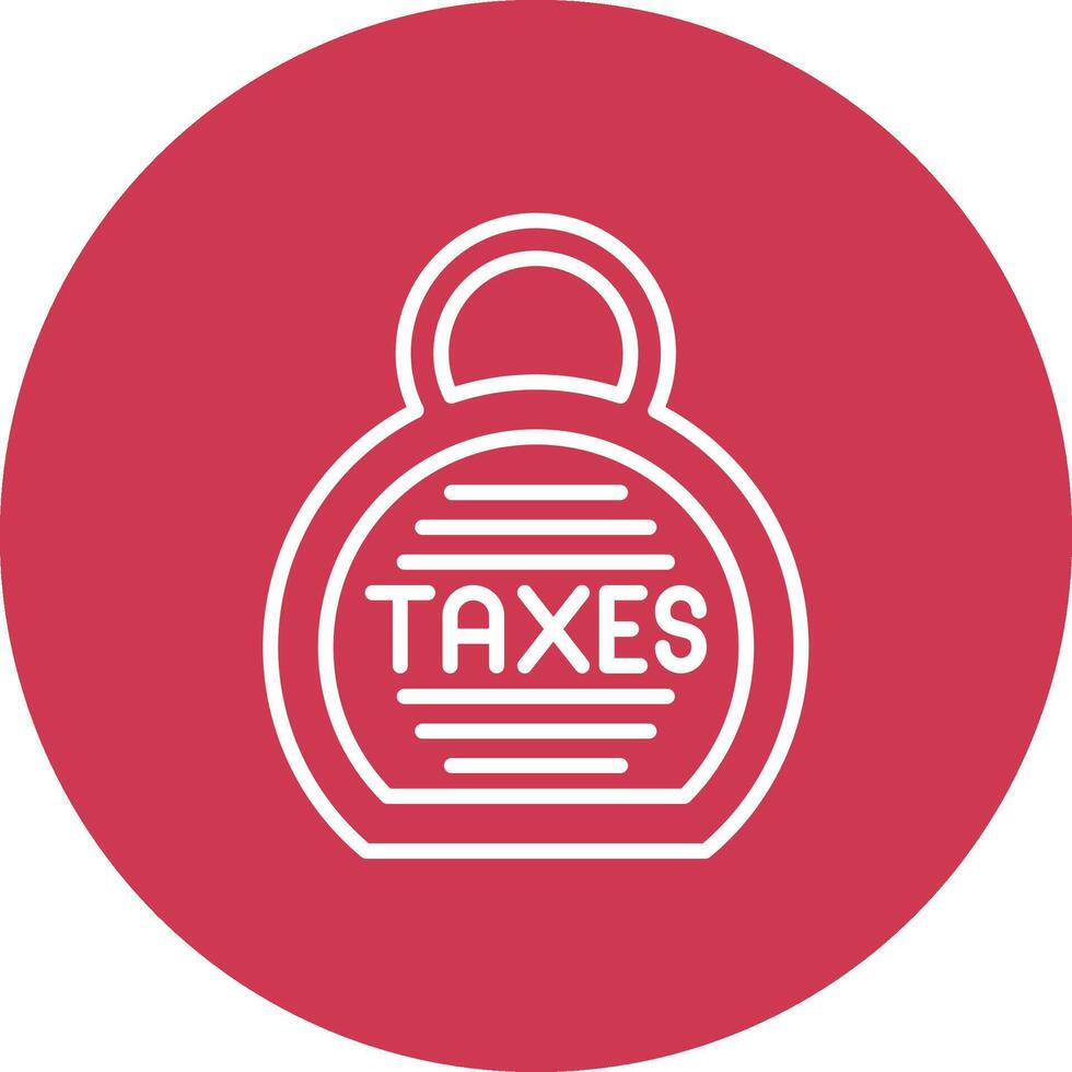 Taxes Sharp Edge Symbol vector